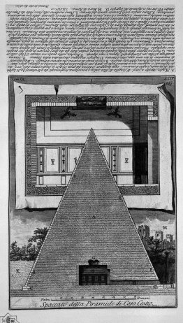 The Roman antiquities, t. 3, Plate XLV. Cross-section of the Pyr