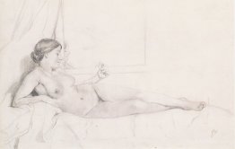 Reclining Nude on a couch