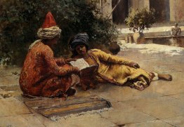 Two Arabs Reading