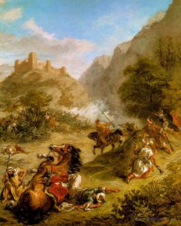 Arabs Skirmishing in the Mountains