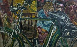 Jean with a Bicycle