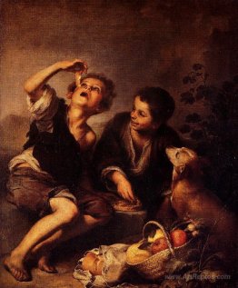 Children Eating a Pie