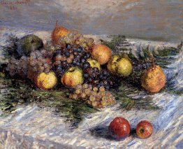 Still Life with Pears and Grapes