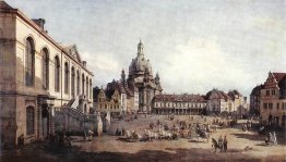 New Market Square in Dresden from the Jüdenhof