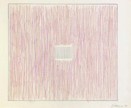 Untitled (Pink Stripes-Gray Box)