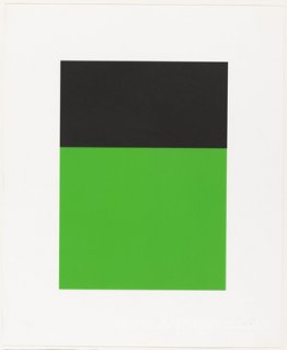 Black-Green from the Series of Ten Lithographs