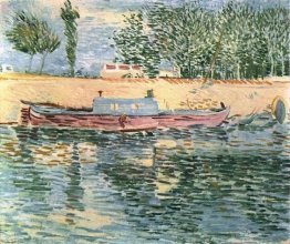 The Banks of the Seine with Boats