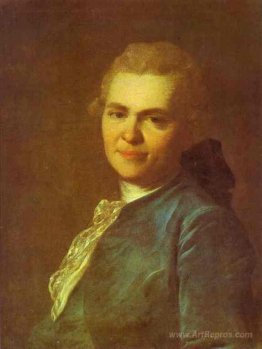 Portrait of Unknown Man in a Blue Caftan