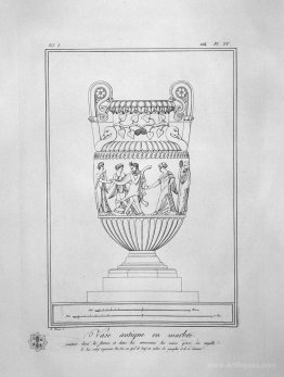 Decorative marble Vase (inc. in outline)