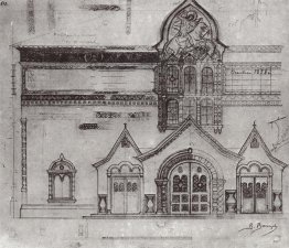 Draft facade Tretyakov Gallery