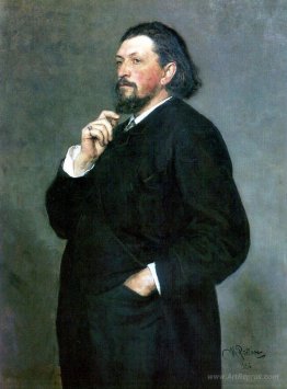 Portrait of music editor and patron Mitrofan Petrovich Belyayev