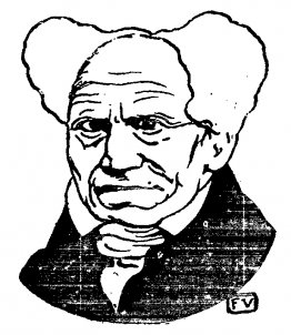 German philosopher Arthur Schopenhauer