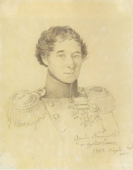 Portrait of lieutenant-commander Nikolay Epanchin