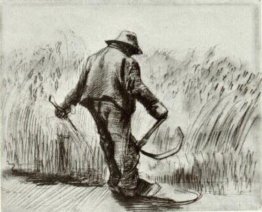 Peasant with Sickle, Seen from the Back