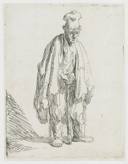 Beggar in a High Cap Standing