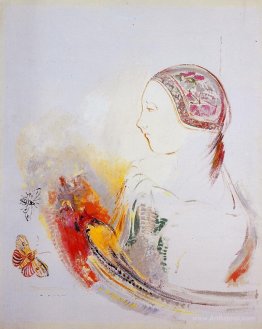 Profile of a Child (Profile of a Girl with Bird of Paradise)