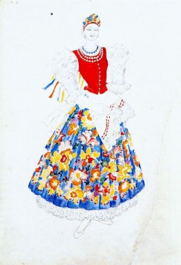 Costume design for bride