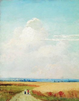 Study for the painting "Noon in the vicinity of Moscow"