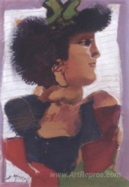 Woman in profile