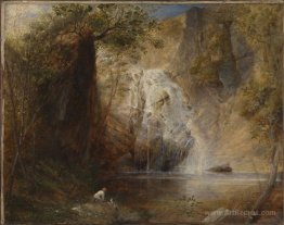 The Waterfalls, Pistil Mawddach, North Wales 1836