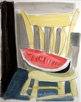 Watermelon on Chair