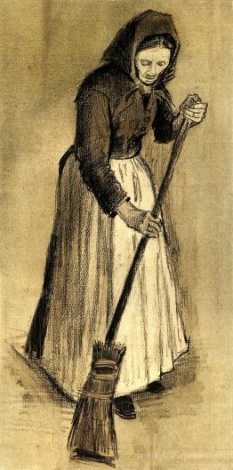 Woman with a Broom