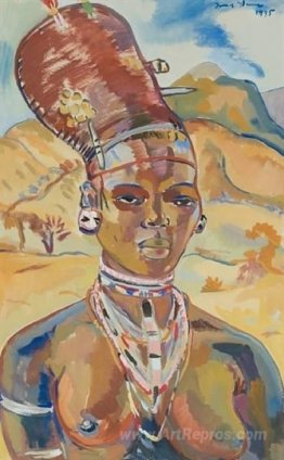 Portrait of a Zulu woman