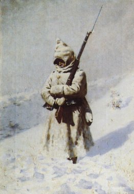 Soldiers in the snow