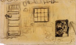 Studies of the Interior of a Cottage, and a Sketch of The Potato