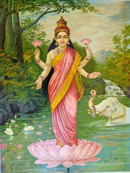 Lakshmi, the goddess of wealth