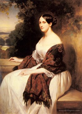 Portrait of Madame Ackerman, the wife of the Chief Finance Minis