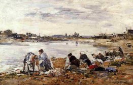 Laundresses on the Banks of the Touques