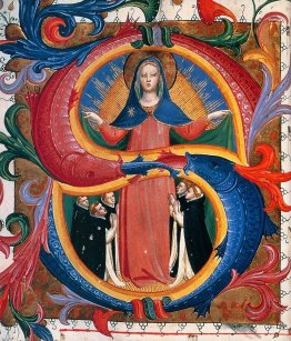 Madonna of Mercy with Kneeling Friars