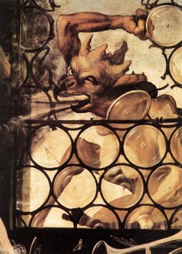 The Devil Attacking the Window (detail from St. Anthony the Herm