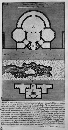 The Roman antiquities, t. 2, Plate XLVIII. Plan of some burial c