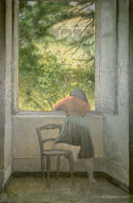 Girl at the window