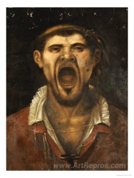 A Peasant Man, Head And Shoulders, Shouting