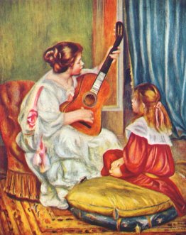 Woman with a guitar