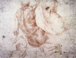 Seated Nude with Raised Arm