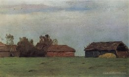 Landscape with buildings