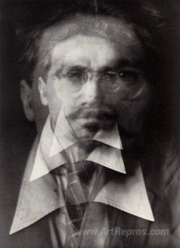 Vortograph of Ezra Pound