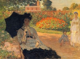 Camille Monet in the Garden