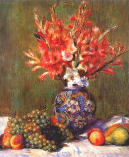 Still Life Flowers and Fruit