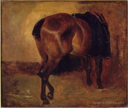 Study for Bay horse seen from behind