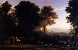 Landscape with Erminia in Discourse with the Old Man and his Son