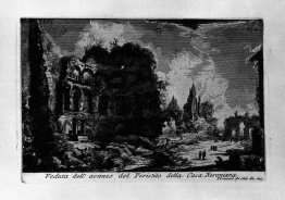 The Roman antiquities, t. 1, Plate XXXVI. Veduta with ruins of t