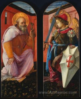 Saint Anthony and Archangel Michael