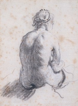 A Study of a Female Nude Seen from the Back