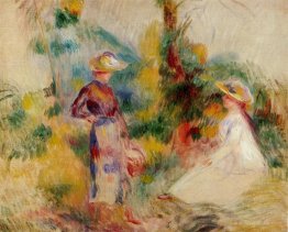 Two Women in a Garden