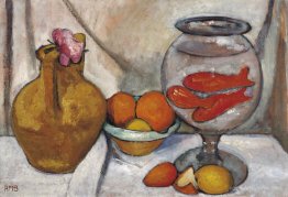 Still life with fish bowl